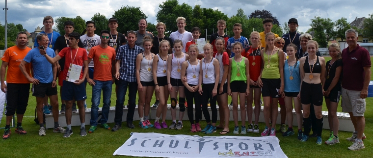 Foto Leichtathletik Siegerehrung