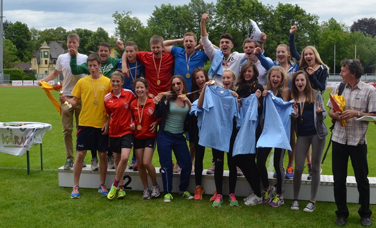 Foto Leichtathletik Siegerehrung
